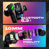 WINGS Phantom 860 Earbuds  (Open Box )