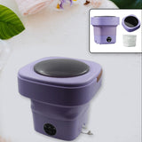 7272 Mini Washing Machine Foldable Mini Washer With Drain Basket Portable Washing Machine Foldable For Laundry Travel Camping Rv Baby Clothes