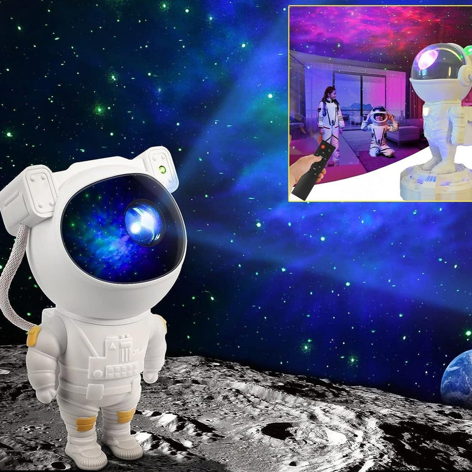 Astronaut galaxy projector, night lamp for kids and adults