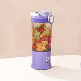 Eletric Crusher Juicer With Multicolor Light 8 Blades (600 Ml  Multicolor)