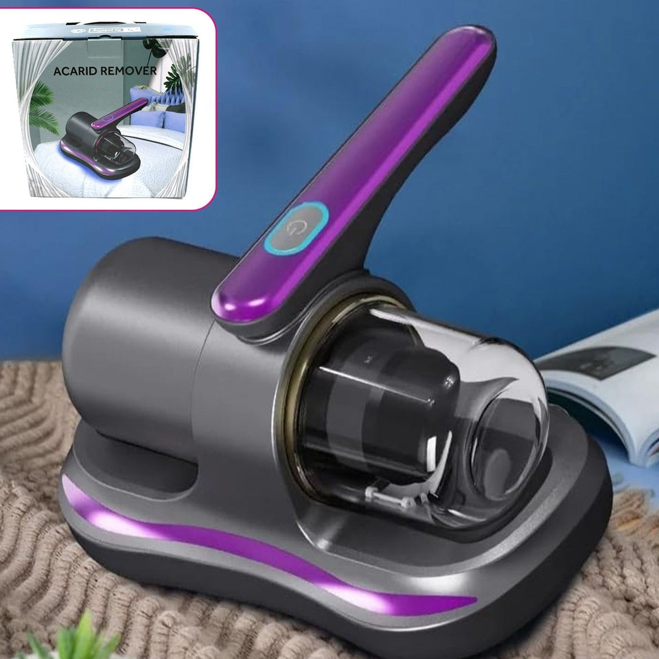 0227 Powerful Suction Portable Handheld Vacuum Cleaner - Low Noise Vacuum Cleaner For Bed - Cordless Vacuum Cleaner For Car Seat Crevices Pillows Mattresses Sofas Wireless Anti Dust And Mite Cleaner