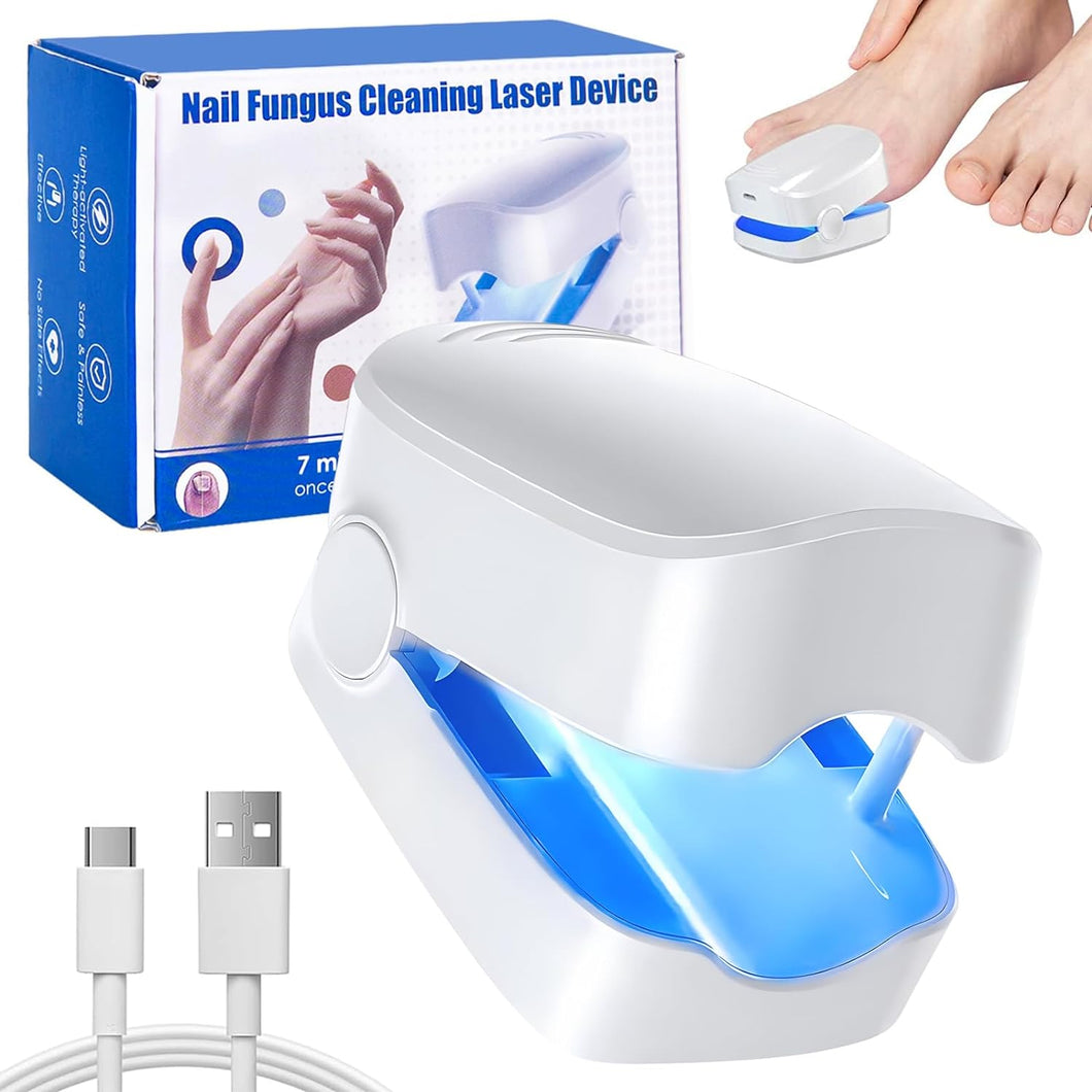 12915 Rechargeable Nail Fungus Treatment for Toenail, Toe Nail Fungal Treatment Nail Fungus Laser Device, Anti-Fungal Nail Treatment for Hand & Feet Infections Remover for Home Use