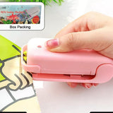 Handheld heat seal plastic bag sealer