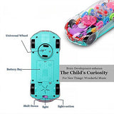 17793 Automatic 360 Degree Rotating Transparent Gear Concept Car with Musical and 3D Flashing Lights Toy for Kids Boys & Girls (Multicolor / Battery Not Included)