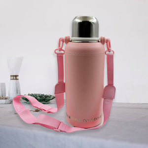 13036 Stainless Steel tumblers 316 Stainless Steel, Vacuum Insulated Cup / Bottle, Portable Travel Kettle / Water Bottle with Handle, Outdoor Large Capacity Sports Kettle Cups / Bottle (1300 ML)