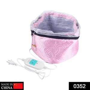 Heating cap for head spa treatment