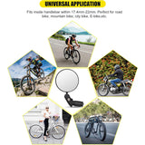 8505 Bar End Bike Mirror, Safe Rearview Mirror 360° Rotatable & Foldable Safety Bicycle Rear View Mirror, Mirror Durable Bike Mirror (1 Pc)