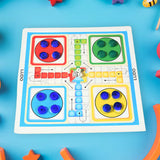 17669 13 in 1 Family Board Game Chess, Snakes & Ladders, Ludo, Tic-Tac-Toe, Checkers, Travel Bingo, Football, Space Venture, Steeplechase Set for Kids