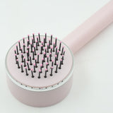 6034﻿ Air Cushion Massage Brush, Airbag Massage Comb with Long Handle, Self-Cleaning Hair Brush, Detangling Anti-Static for All Hair