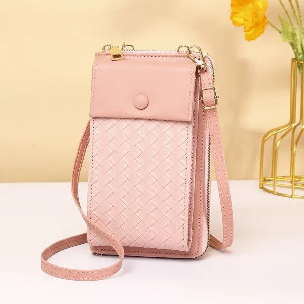 2025E  Diana Korr Texured Mobile Pouch