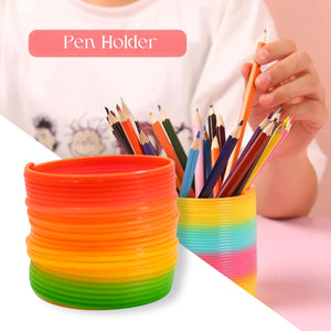 17744 Rainbow Spring, Rainbow Spring Toys, Slinky, Slinky Spring Toy, Toy for Kids, for Kids Adults of All Age Group, for Birthdays, Compact and Portable Easy to Carry (1 Pc)