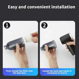 7394 3 in 1 Car Mini Vacuum Cleaner with Blower Wireless Portable Rechargeable Handheld High Power Suction Vacuum Cleaning Machine for Home Car Computer Keyboard Cordless Air Blowing Dusting