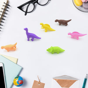 Dinosaur Shaped Erasers Animal Erasers for Kids, Dinosaur Erasers Puzzle 3D Eraser, Mini Eraser Dinosaur Toys, Desk Pets for Students Classroom Prizes Class Rewards Party Favors (6 Pcs Set )