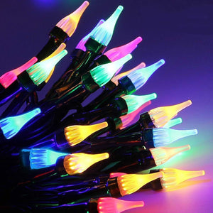 LED string light with flower design for festivals