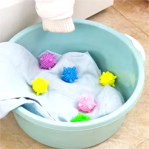 Soft Star Washing Machine, Laundry Dryer Balls Laundry Ball (4 Pcs / Multi Color)