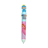 Kids 10-in-1 Color Pens Ballpoint Pen Set for Kids Cartoon Head Writing Pen for School Office Stationary Kit, Teddy Bear (1 Pc)