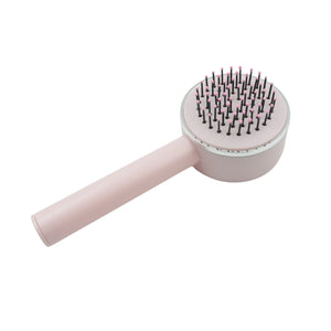 6034﻿ Air Cushion Massage Brush, Airbag Massage Comb with Long Handle, Self-Cleaning Hair Brush, Detangling Anti-Static for All Hair