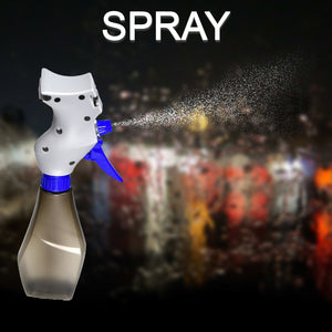 Plastic 3-in-1 spray cleaner for glass surfaces, easy use