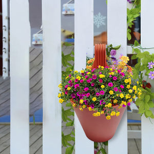 Hanging planter pot for plants and flowers.