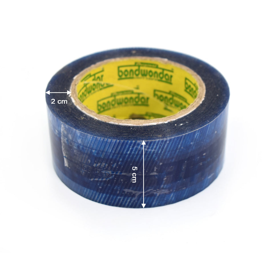 Packaging tape with Flipkart print for gift wrapping and delivery.