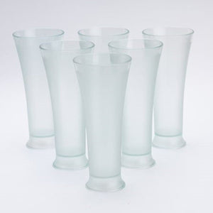 8219 High Quality Faluda, ice cream, Juicer and Water Glasses Set of 6 Transparent, Drinking Water Glasses Stylish Glasses for Faluda, Water, Juice, Glass Set of 6 Pcs (300 ML Approx)