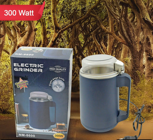 5846 Eletric Coffee Powder Grinding Machine Stainless Steel Electric Spice Grinder Fine Powder Multifunctional Powder Grinder For Kitchen Coffee Grinder Machine For Home (300 Watt)