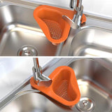 Swan-shaped drain strainer for kitchen sinks