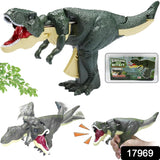 17969 Dinosaur Roaring Toys Trigger, Dinosaurs Toys with Dinosaur Sound Lighting Model Vibrating Head Moving (3 + Years / 1 Pc)