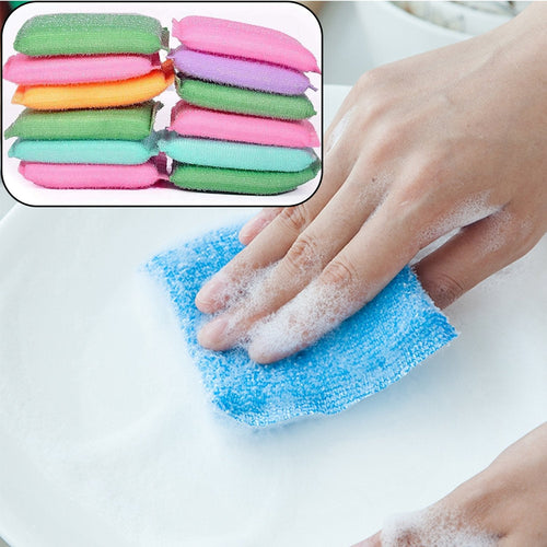 Scratch-proof kitchen scrubber pad, pack of 12, for safe and effective cleaning.