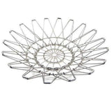 Durable stainless steel wire bowl for dining and kitchen