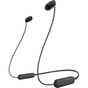Sony WI-C100 Wireless Headphones with 25 Hrs Battery, Quick Charge, DSEE-Upscale, Splash Proof (IPX4), 360RA, Clear Bass, Fast Pair, in-Ear