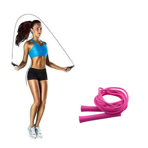 3m Plastic Adjustable Jump Rope: High-Speed Skipping, Crossfit, Fitness