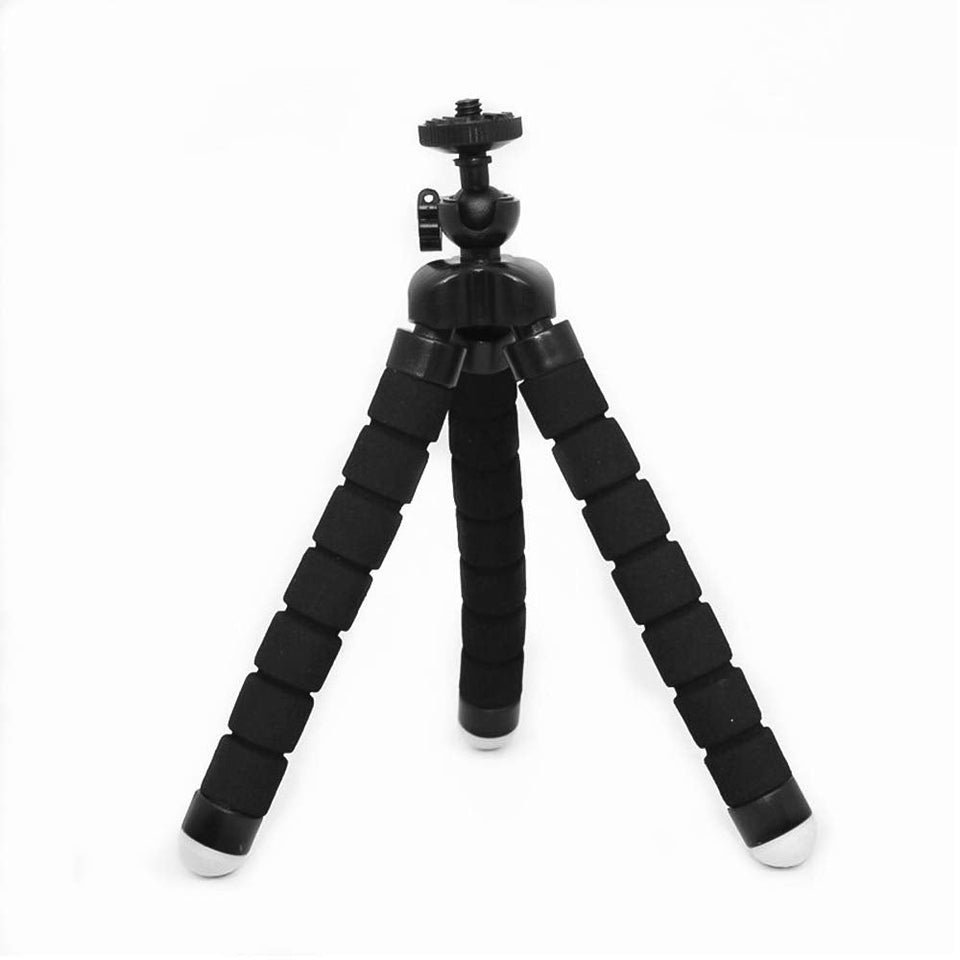 Portable Mini Octopus Tripod Stand with Phone Holder for Live Selfie, Mobile Phone Portable and Adjustable Stand