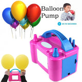 1599 Portable Dual Nozzle Electric Balloon Blower Pump Inflator 