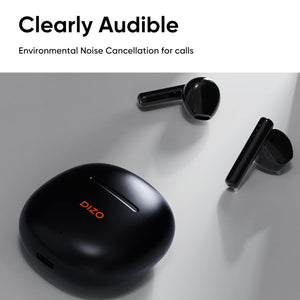 DIZO Buds P with Fast Charge, 40HPlaytime & 13mm Driver (by realme TechLife) Bluetooth Headset