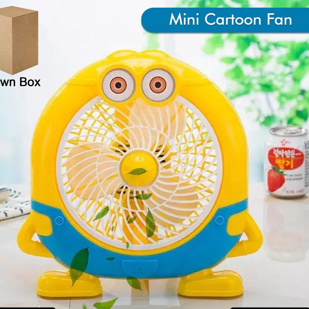 plastic cute mini electric usb fan desk fan for children ( Battery Not Include)