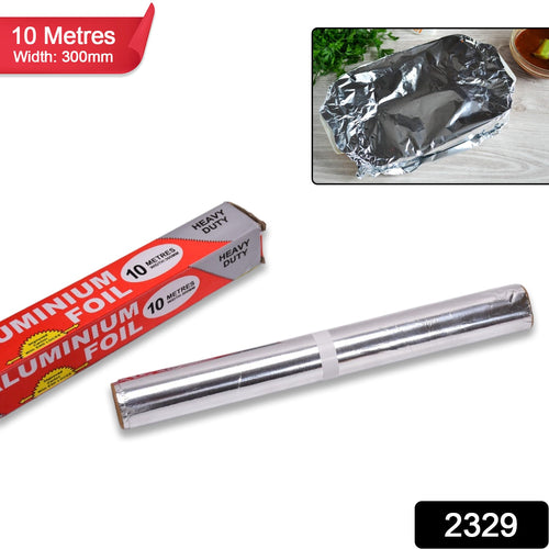 2329 Aluminum Foil Roll Heavy Duty Non Stick Thick Aluminum Foil Sheet Baking Grilling Tool (10mx300mm)