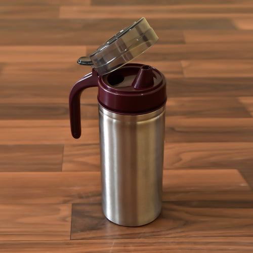 8128 Oil Dispenser Stainless Steel with small nozzle 750ml 