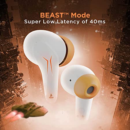boAt Immortal 121 in Ear TWS Earbuds with Beast Mode(40ms Low Latency) for Gaming, 40H Playtime