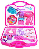 1908 Beauty Make up Set for Kids Girls with Fold-able Suitcase (Multicolour) 