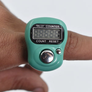 Digital head tally counter showing a clear numerical display.