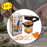 2069 5 In 1 Nicer Dicer Used For Cutting And Shredding Of Various Types Of Food Stuff In All Kitchen Purposes.