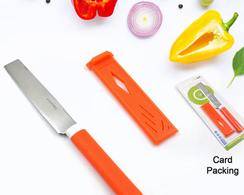 5945  Stainless Steel Knife For Kitchen Use Knife Set Knife  Non-slip Handle With Blade Cover Knife