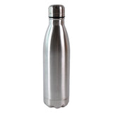 Silver Stainless Steel Water Bottle Approx 500 Ml (1 Pc)