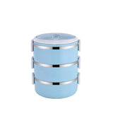 2872 Multi Layer Stainless Steel Hot Lunch Box (3 Layer)