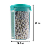0618b 3 In 1 Transparent Air Tight Storage Dispenser Container (With Color Box)