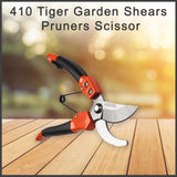 Comfortable garden scissors for trimming plants and bushes.