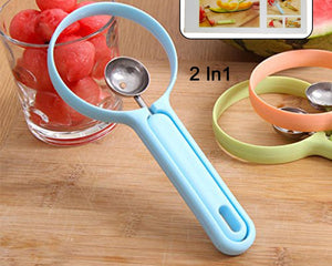 8154 2 In 1 Kitchen Tool - Soft Fruit Peeler And Baller - Avocado Papaya Watermelon Honey Dew - Kitchen Gadget Tool (1 Pc)