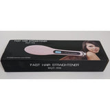HQT- 906 FAST HAIR STRAIGHTENER  BRUSH WITH TEMPERATURE BRUSH.