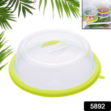 5892 Air-tight Microwave Oven Dish Cover Microwave Splatter Cover Food Cover Microwave Food Plate Kitchen Plate Dish Lid Dishwasher Safe